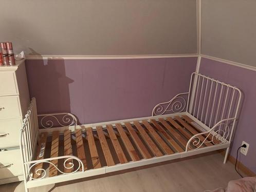 Kinder doorgroei bed, Kinderen en Baby's, Kinderkamer | Bedden, Zo goed als nieuw, Minder dan 140 cm, 70 tot 85 cm, Lattenbodem