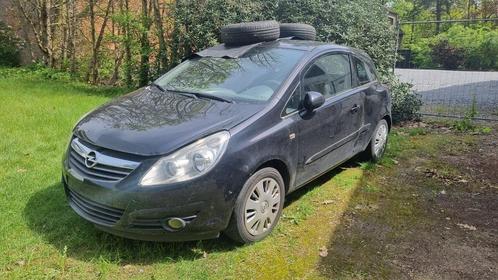 Opel Corsa 1.3dci, Auto diversen, Ongevalwagen, Handgeschakeld, Diesel, Berline, Zwart, Ophalen