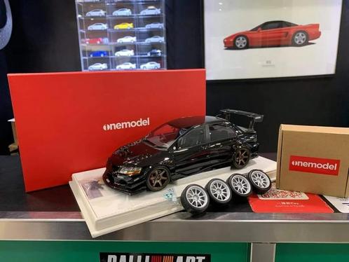 One Model Mitsubishi Lancer Evo IX Voltex (Black), Hobby en Vrije tijd, Modelauto's | 1:18, Nieuw, Ophalen of Verzenden