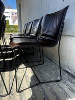 8x Jori Piuro (Eetkamerstoelen), Huis en Inrichting, Stoelen, Ophalen, Bruin, Zo goed als nieuw, Metaal