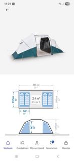 Koepeltent 4p 2 slaapzones f&b ideaal voor de festivals, Caravanes & Camping, Tentes, Enlèvement