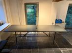 Lange houten tafel met stopcontact voorziening, Ophalen, Gebruikt, 200 cm of meer, 50 tot 100 cm