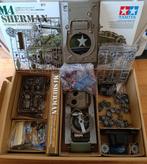 Vintage Tamiya Sherman 1:16 RC, Hobby en Vrije tijd, Tank, Groter dan 1:32, Ophalen of Verzenden, Zo goed als nieuw