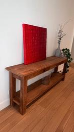 wand tafel - 200 x 4 cm met onderblad & 2 schuiven, Huis en Inrichting, Tafels | Sidetables, Ophalen, Gebruikt, 200 cm of meer
