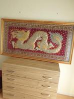 chinese draak op doek, Ophalen