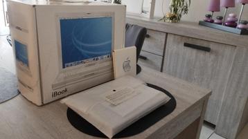  Apple  iBook G3 Snow 12" –  2003 – Vintage Boîte complète beschikbaar voor biedingen