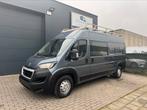 PEUGEOT BOXER 2.0HDI  DUBBEL CABINE 6PLAATSEN BJ2017 EURO6B, Auto's, Voorwielaandrijving, 4 deurs, Stof, 4 cilinders