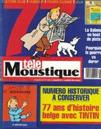 Tintin- télé Moustique - 77 ans de Tintin - version FR, Collections, Comme neuf, Livre ou Jeu, Tintin, Enlèvement ou Envoi