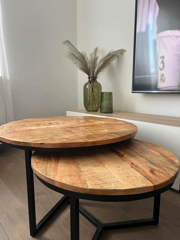 Mooie salontafel / eettafel van weba te koop en 6 stoelen, Huis en Inrichting, Tafels | Salontafels, Zo goed als nieuw, Ophalen