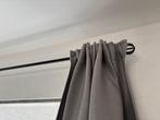 Grijze gordijnen van Ikea (VILBORG), Huis en Inrichting, Ophalen, 100 tot 150 cm, 200 cm of meer, Zo goed als nieuw