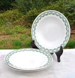 3 assiettes creuses boch carlotta, Antiek en Kunst, Antiek | Servies los, Ophalen of Verzenden