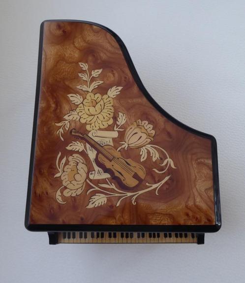 Symphonion Germany Piano Muzikale juwelendoos, Antiek en Kunst, Curiosa en Brocante, Ophalen of Verzenden