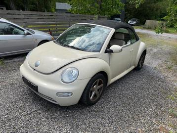 Volkswagen New Beetle Cabriolet 2.0 115 ch – 2003, Autos, Cuir, Achat, Beige, Entreprise