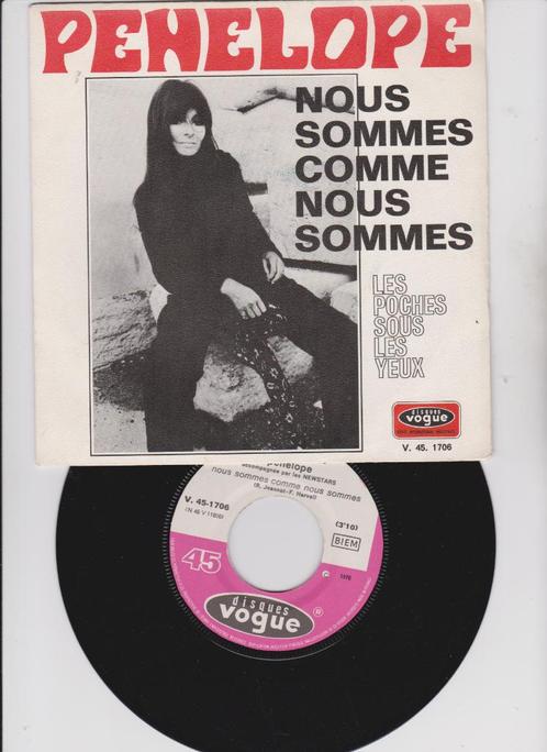 Penelope* – Nous Sommes Comme Nous Sommes  1970  Psych nMINT, Cd's en Dvd's, Vinyl Singles, Zo goed als nieuw, Single, Pop, 7 inch