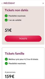 Tickets plopsaland 37 eur 1 ou  148(4) 185(5) 225(6) 260(7), Drie personen of meer, Overige soorten, Arrangement, Pretpark