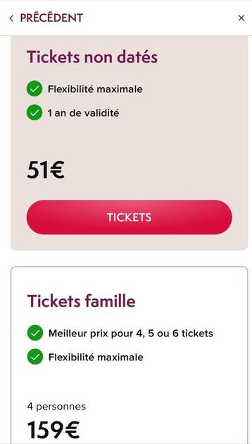 Tickets plopsaland 37 eur 1 ou  148(4) 185(5) 225(6) 260(7), Trois personnes ou plus, Autres, Forfait, Parc d'attractions