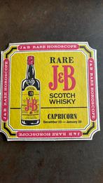 Vintage Whisky J&B Capricorn Horoscope onderzetters, Ophalen of Verzenden, Zo goed als nieuw
