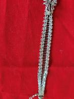 Zeer mooie intacte armband van 925 zilver, een keer gedragen, Ophalen, Nieuw, Met edelsteen, Zilver