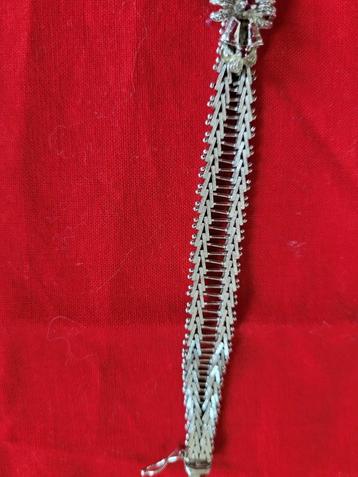 Zeer mooie intacte armband van 925 zilver, een keer gedragen beschikbaar voor biedingen