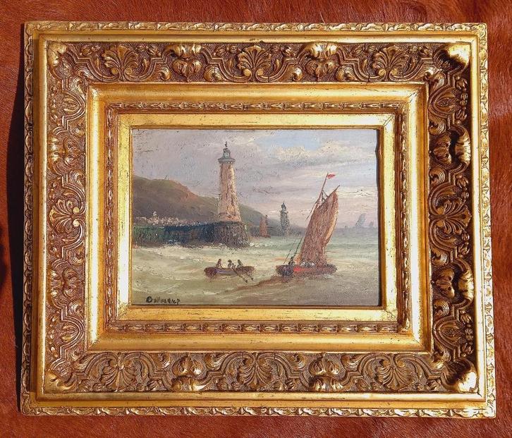 Peinture sur toile, voiliers DUMONT, Antiquités & Art, Art | Peinture | Classique, Enlèvement ou Envoi