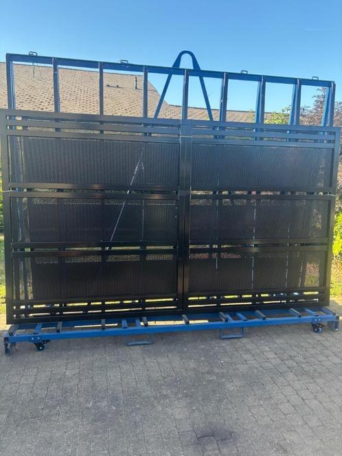 moderne poort, Tuin en Terras, Tuinpoorten, Nieuw, Draaipoort, Staal, 150 tot 200 cm, 200 cm of meer, Ophalen