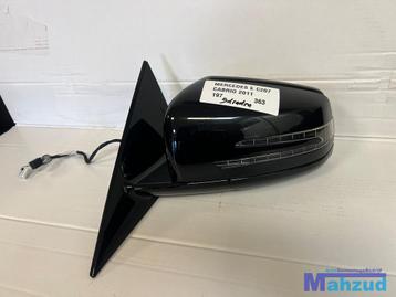 MERCEDES E A207 Cabrio zwart 197 Links spiegel 2009-2016 beschikbaar voor biedingen