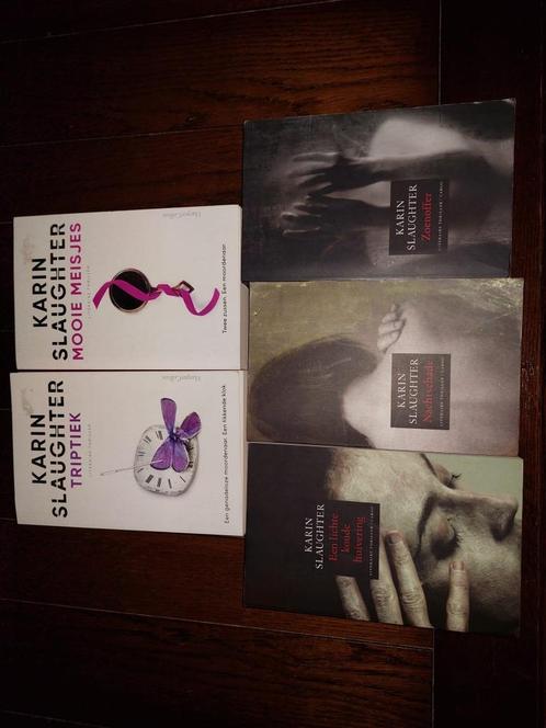 5 boeken van Karin Slaughter, Boeken, Thrillers, Zo goed als nieuw, Ophalen
