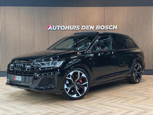Audi Q7 60 TFSI e Quattro Competition 456PK S Line - Pano, Auto's, Audi, Bedrijf, Te koop, Q7, 360° camera, 4x4, ABS, Achteruitrijcamera