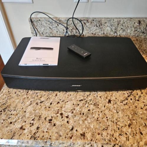 Bose Solo TV Sound System Soundbar, Audio, Tv en Foto, Soundbars, Zo goed als nieuw, Met ingebouwde subwoofer, Ophalen of Verzenden