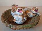 Vintage rubberen nestje met 3 uilenjongen, Ophalen of Verzenden, Nieuw