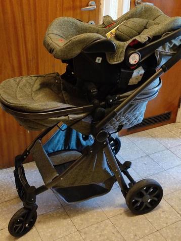Poussette 3 en 1 avec siège auto, Enlèvement, Utilisé, Poussette, Avec siège auto