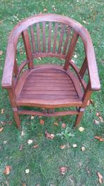 Bureaustoel. Houten stoel., Huis en Inrichting, Ophalen, Gebruikt, Bruin, Eén