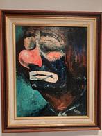 Verdrietige clown, Antiek en Kunst, Kunst | Schilderijen | Klassiek, Ophalen