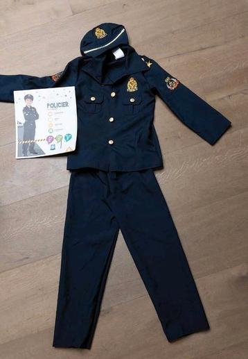 Carnavalskleding kostuum Politieagent 11-14 jaar