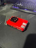 raspberry pi 4 4gb Heatsink  + Fan + case + Sd card 64Gb, Ophalen, Gebruikt