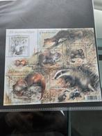 1 vellen postzegels de marterachtigen..ophalen oppuurs, Ophalen