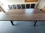 Hoge tafel houtlook, Huis en Inrichting, Ophalen, Gebruikt, 100 tot 150 cm, Vijf personen of meer