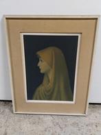 Portret / print of Saint Fabiola Jean-Jacques Henner, Antiek en Kunst, Ophalen of Verzenden