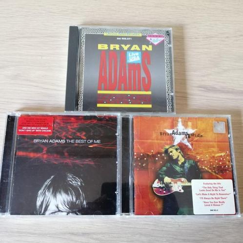 3 CD'S Brian Adams waarbij de CD Live USA, Cd's en Dvd's, Cd's | Rock, Gebruikt, Ophalen of Verzenden