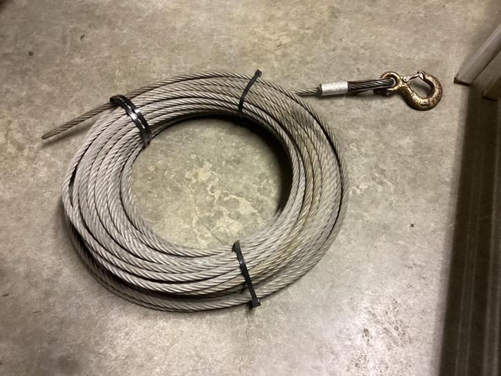 Staaldraad staalkabel, Doe-het-zelf en Bouw, Lieren en Takels, Gebruikt, Ophalen