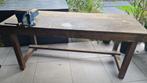 Houten werkbank, Doe-het-zelf en Bouw, Werkbanken, Ophalen, Gebruikt, 70 tot 120 cm, Bankschroef