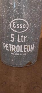 ESSO 5 Ltr Petroliumkan met Nederlands octrooi nummer 6958, Verzamelen, Merken en Reclamevoorwerpen, Ophalen of Verzenden, Gebruikt