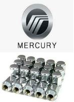 Set chromen wielmoeren voor uw Mercury! Nieuw!, Ophalen, Nieuw