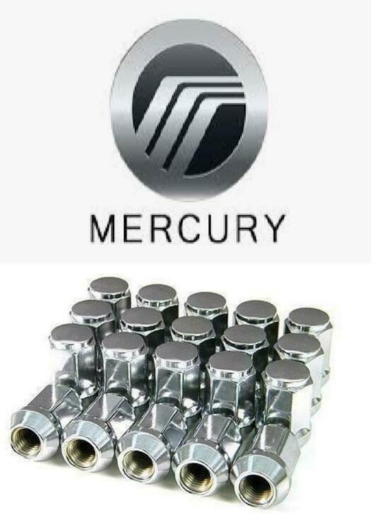 Set chromen wielmoeren voor uw Mercury! Nieuw!, Auto diversen, Wieldoppen, Nieuw, Ophalen