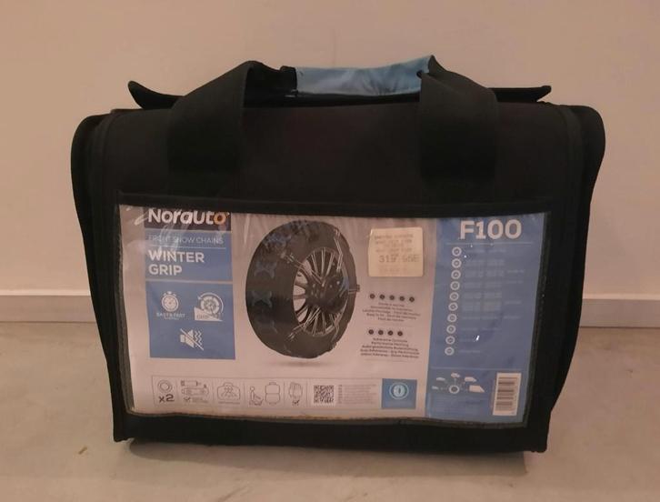 Sneeuwkettingen - Wintergrips Norauto F100, Auto diversen, Sneeuwkettingen, Zo goed als nieuw, Ophalen