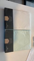 2x katoensatijnen hoeslaken 160x200 nog in verpakking, Ophalen