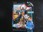 wielerposter  sapim  1996 team mapei johan museeuw, Sport en Fitness, Verzenden, Zo goed als nieuw
