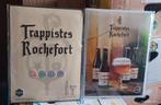 Twee metalen platen van TRAPPISTS ROCHEFORT., Verzamelen, Ophalen of Verzenden, Nieuw, Reclamebord, Plaat of Schild, Overige merken