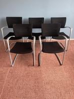slede vergaderstoel merk Dynamobel, Huis en Inrichting, Stoelen, Slede stoel, Vijf, Zes of meer stoelen, Gebruikt, Metaal