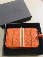 BOTTEGA VENETA portemonnaie leer, Handtassen en Accessoires, Overige merken, Gebruikt, Oranje, Ophalen of Verzenden